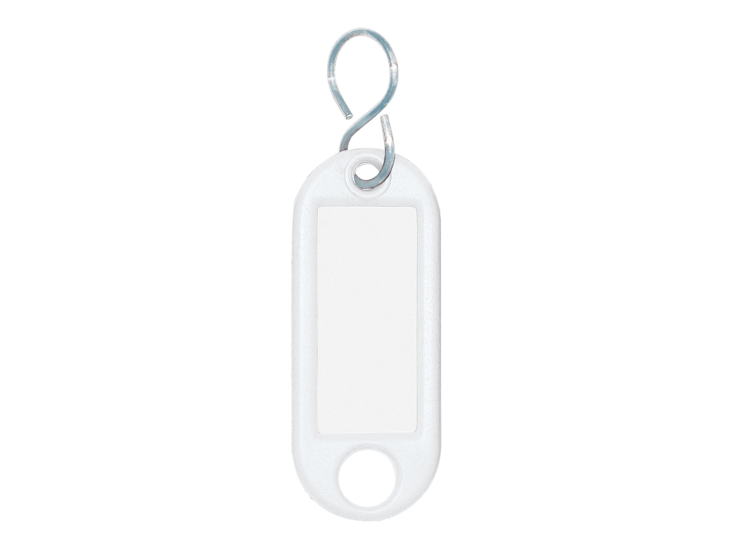 WEDO Schluesselanhaenger weiss, 10 St. WEDO Schluesselanhaenger weiss, 10 St.