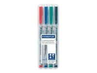 STAEDTLER Lumocolor Folienstifte-Set farbsortiert non-permanent 4 St.