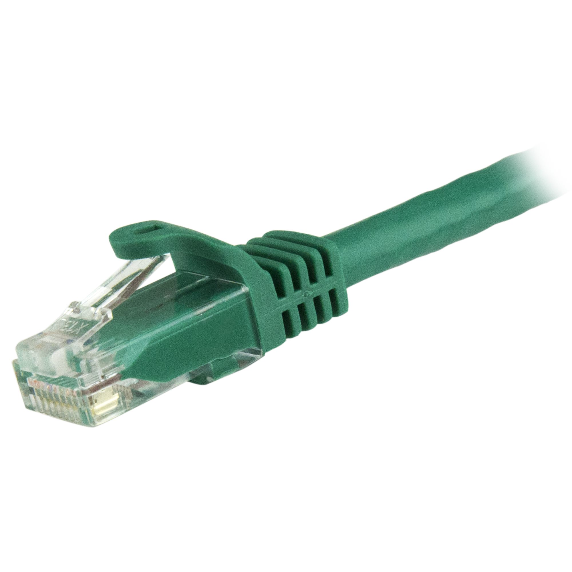 STARTECHCOM 3m Cat6 Gigabit Snagless Patchkabel RJ45 UTP Netzwerkkabel mit Schutzmanschette Cat 6 Kabel Gruen