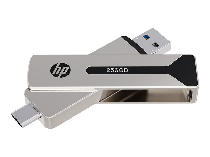 HP 256GB Solid State Grade OTG Type-C Flash Drive 911 Pro