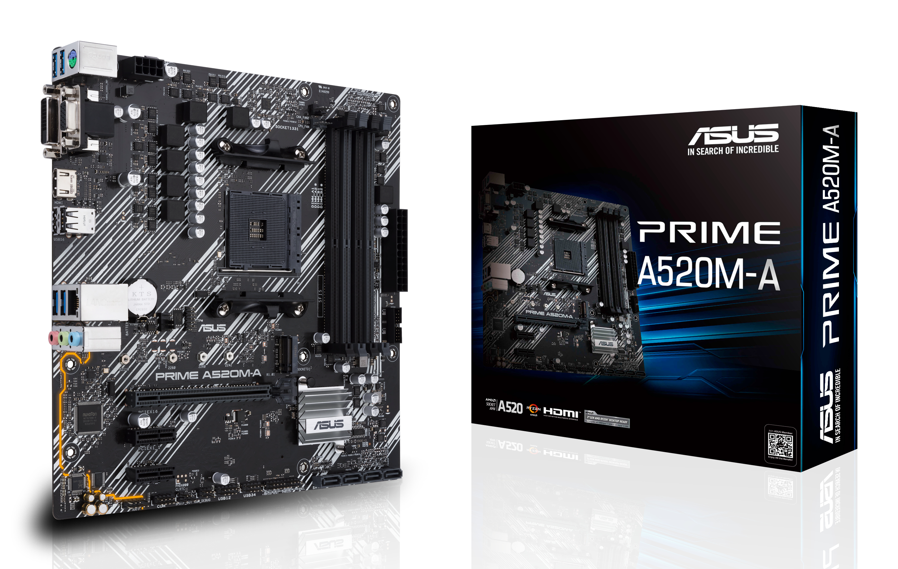 ASUS PRIME A520M-A II/CSM micro ATX AMD A520