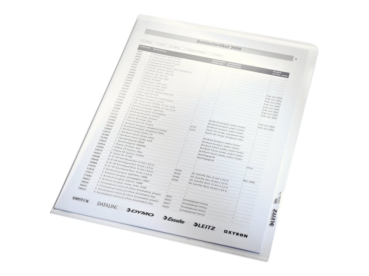 100 LEITZ Sichthuellen 4020 DIN A4 glasklar glatt 0,16 mm 100 LEITZ Sichthuellen 4020 DIN A4 glasklar glatt 0,16 mm