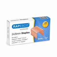 1.000 RAPESCO® Heftklammern 24/6 1.000 RAPESCO® Heftklammern 24/6