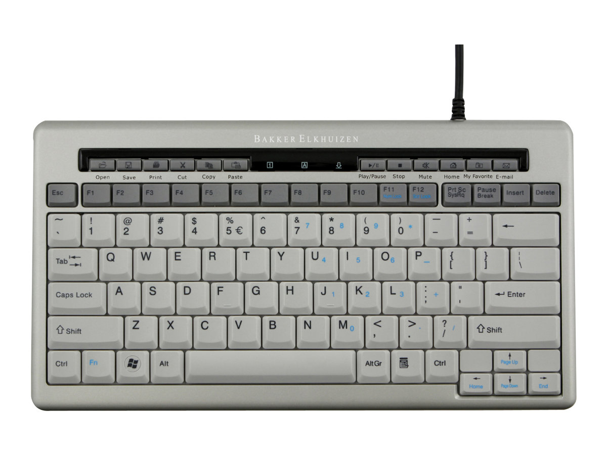 BakkerElkhuizen S-Board 840 Design Tastatur si/sw DE Layout retail