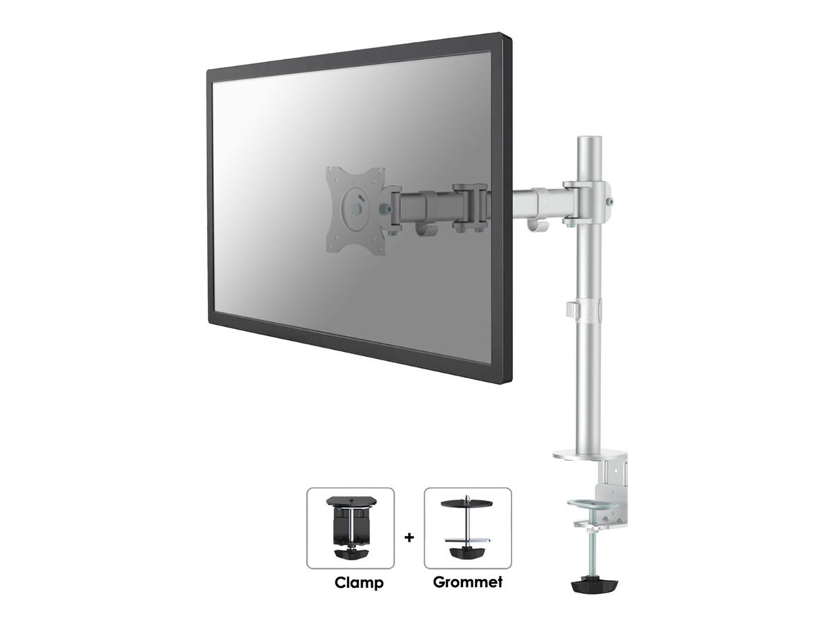 NEOMOUNTS NeoMounts Flat Screen Desk Mount 1 screen Silver 8kg