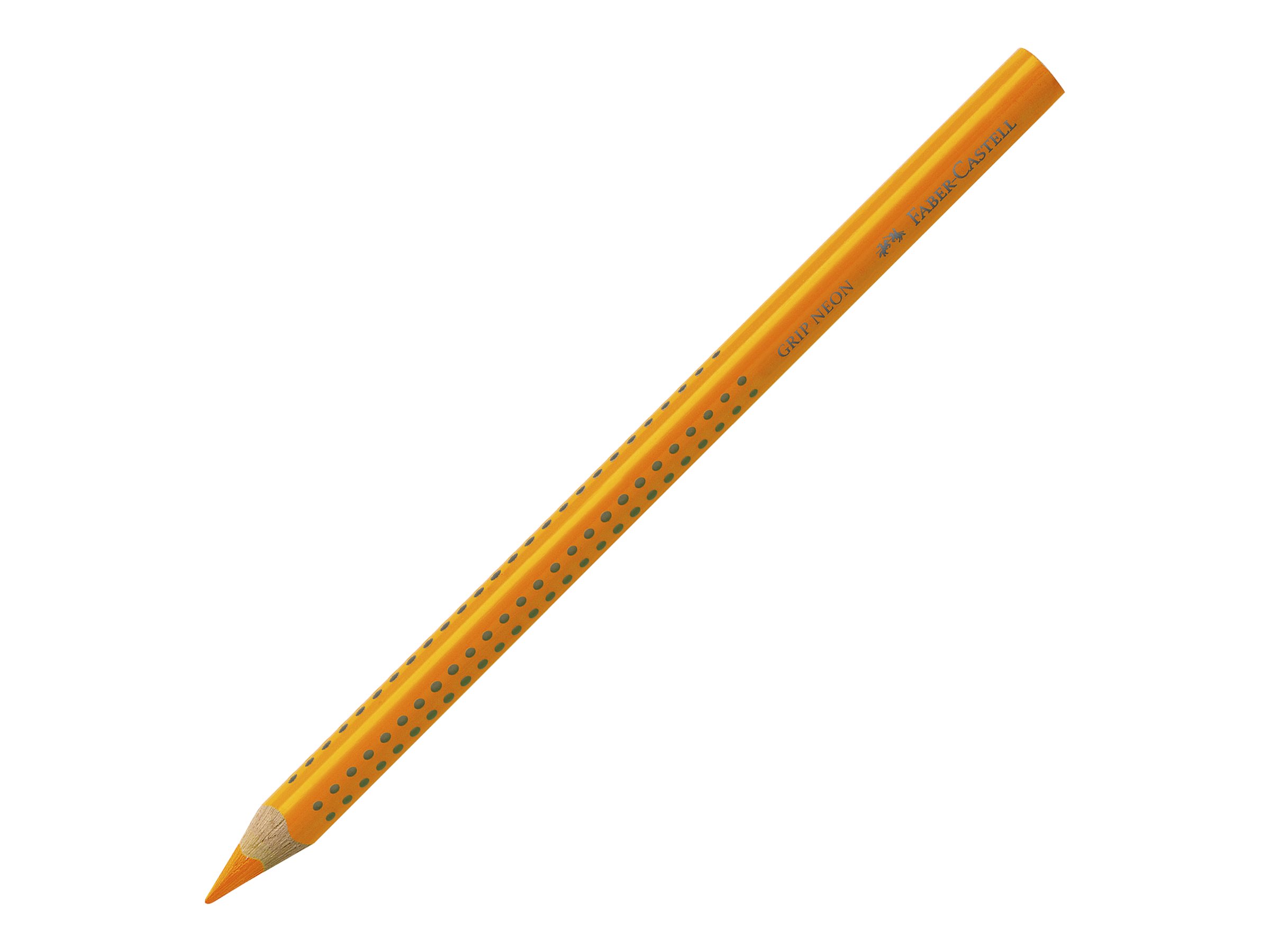 FABER-CASTELL Jumbo Grip neon Buntstift orange, 1 St.
