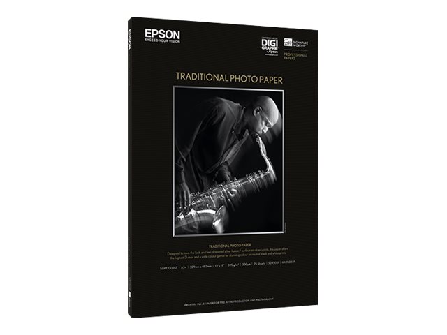 Epson Traditional Photo Paper seidenmatt A 4, 25 Blatt, 330 g