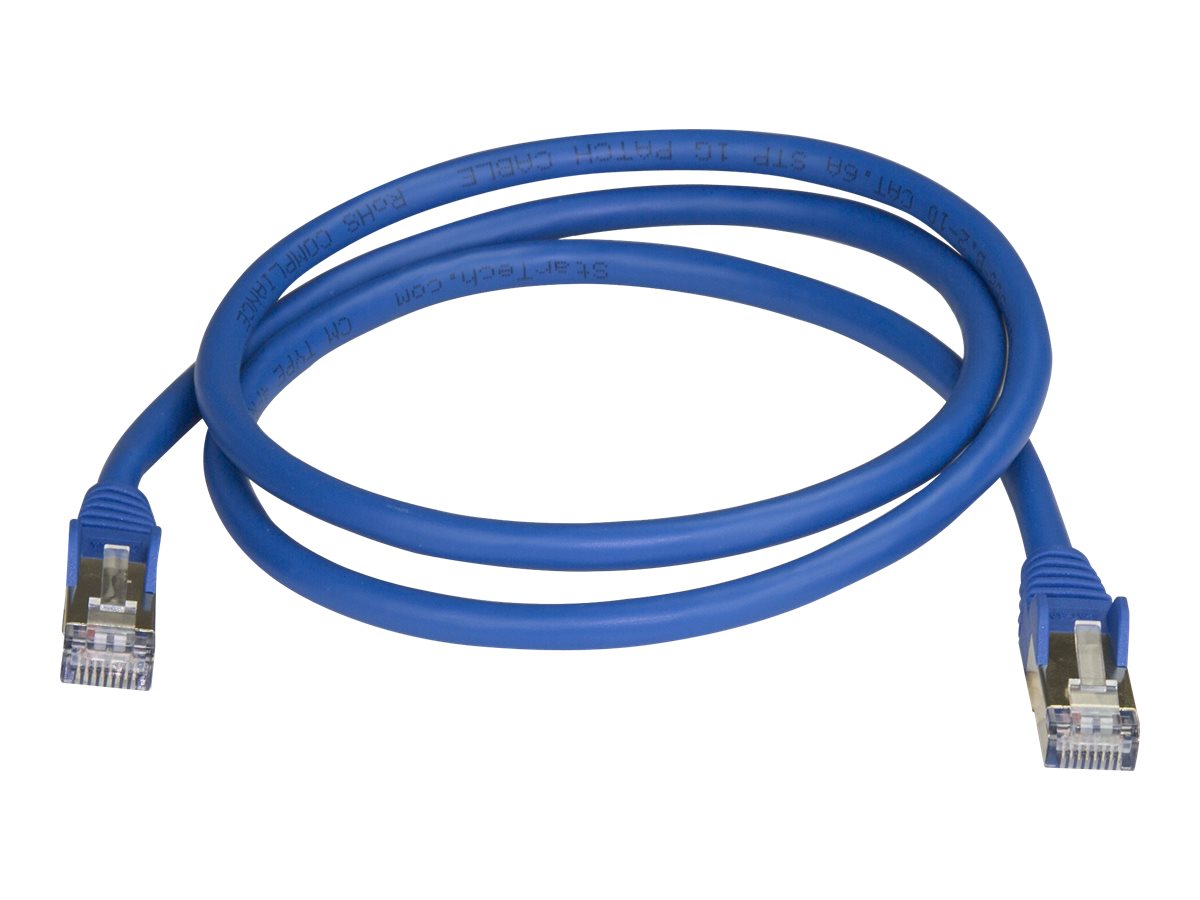 STARTECH.COM 5m CAT6a-Ethernet-Kabel - Blau - RJ45-Ethernet-Kabel - Snagless - STP-Kabel - Kupfer - 10-Gbit Netzwerkkabel