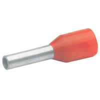 Klauke Aderendhuelse n. DIN 1qmm 10mm rot VZ isoliert Klauke Aderendhuelse n. DIN 1qmm 10mm rot VZ isoliert