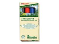 edding 22 EcoLine Permanentmarker farbsortiert 1,0 5,0 mm, 4 St