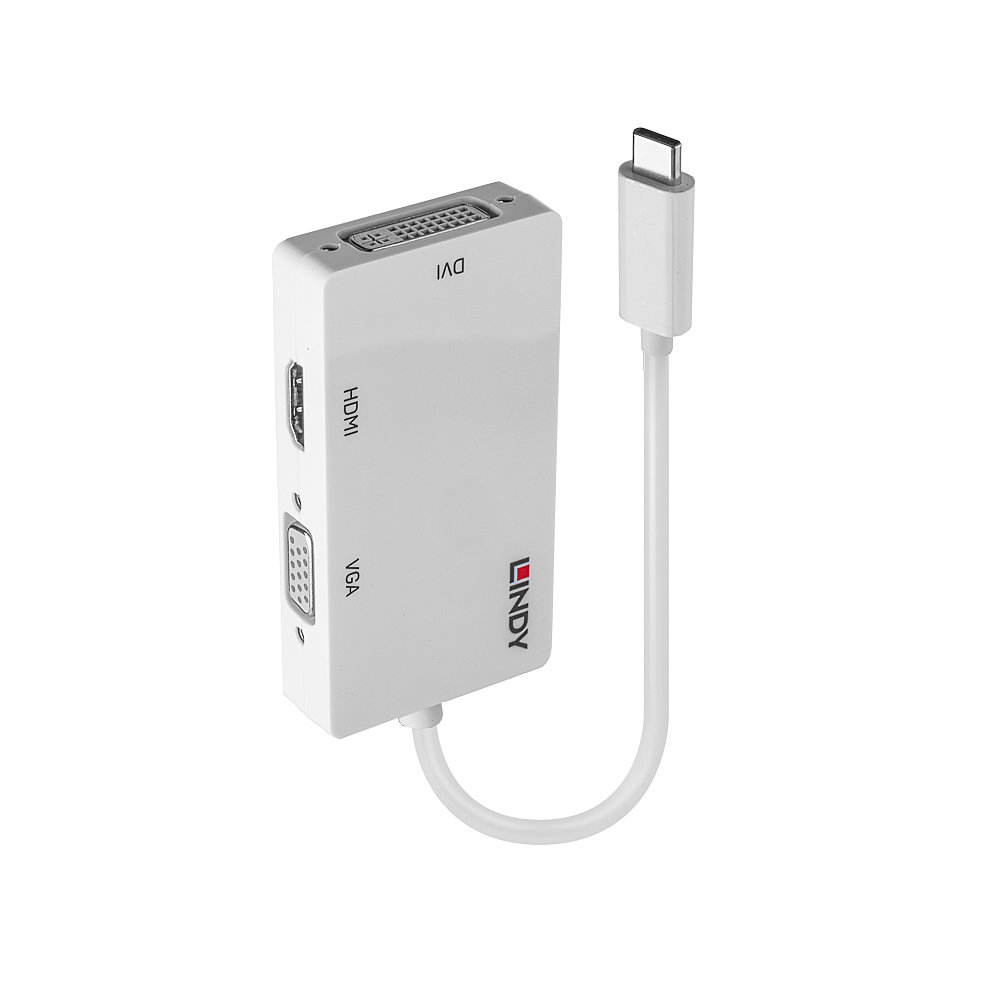 LINDY USB 3.1 Konverter auf 3 Displays