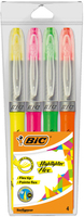 BIC Highlighter Flex Textmarker farbsortiert, 4 St. BIC Highlighter Flex Textmarker farbsortiert, 4 St.