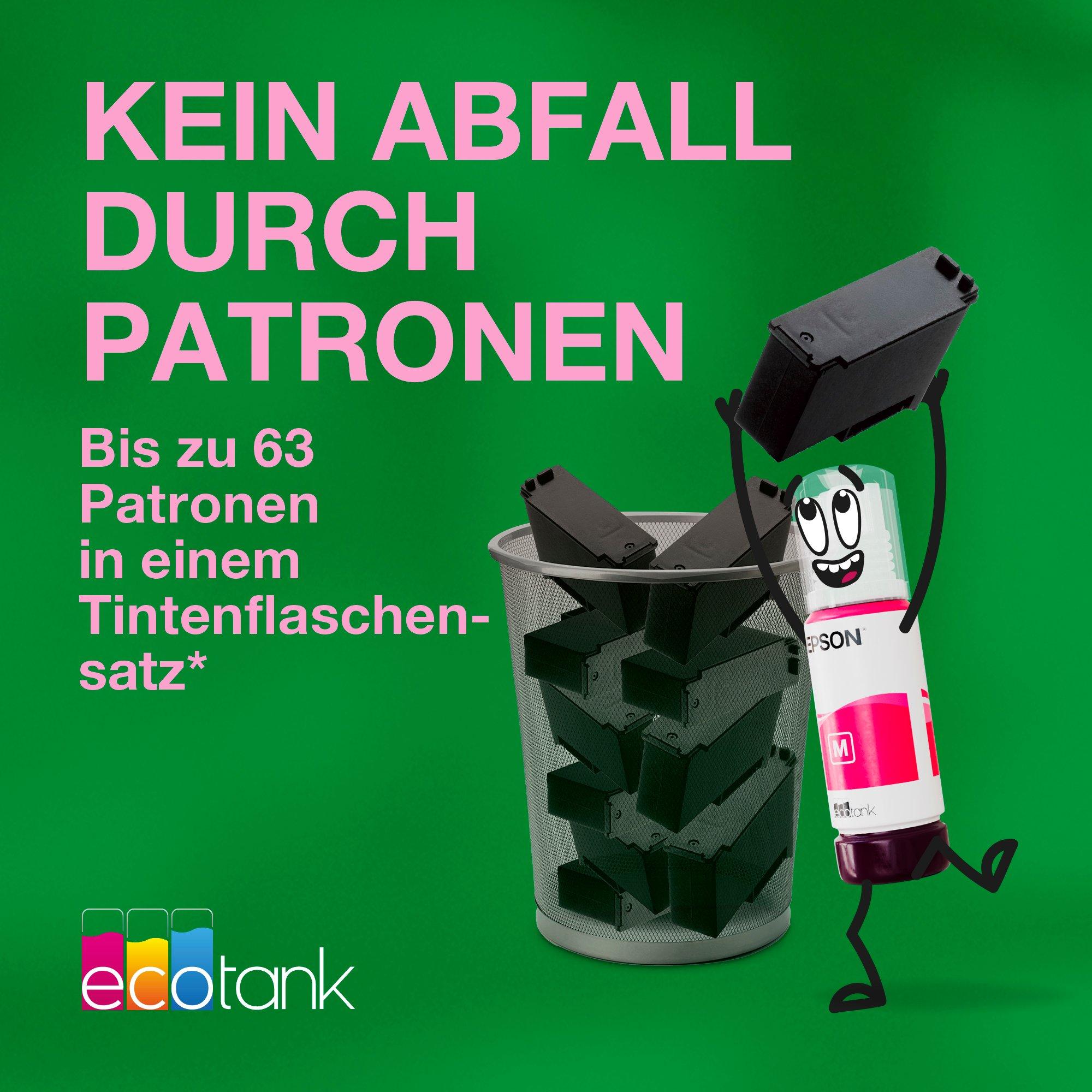 EPSON EcoTank ET4950 4 in 1 TintenstrahlMultifunktionsdrucker schwarz