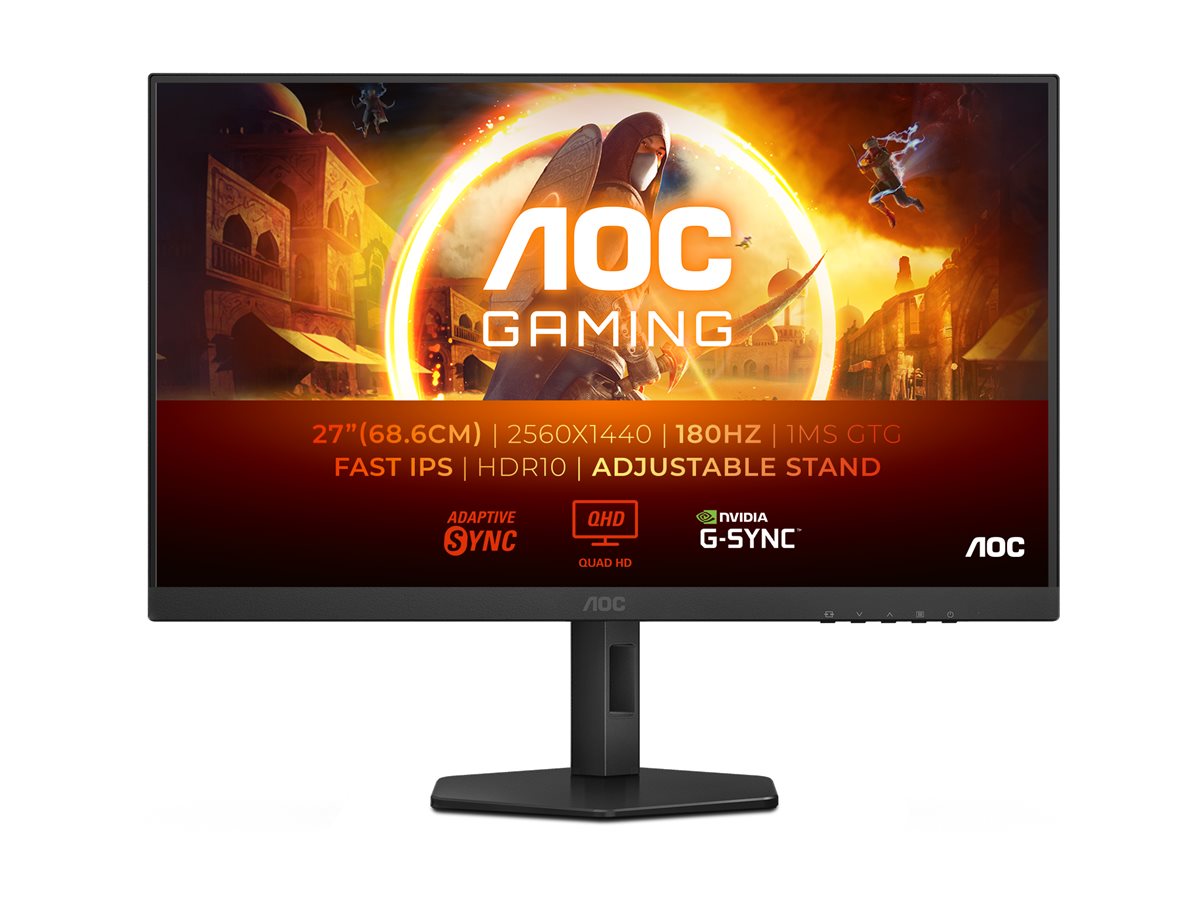 AOC Q27G4XF 68,58cm 27Zoll 2560x1440 180Hz 0.5ms HDMI DP Black/Grey (P) AOC Q27G4XF 68,58cm 27Zoll 2560x1440 180Hz 0.5ms HDMI DP Black/Grey (P)
