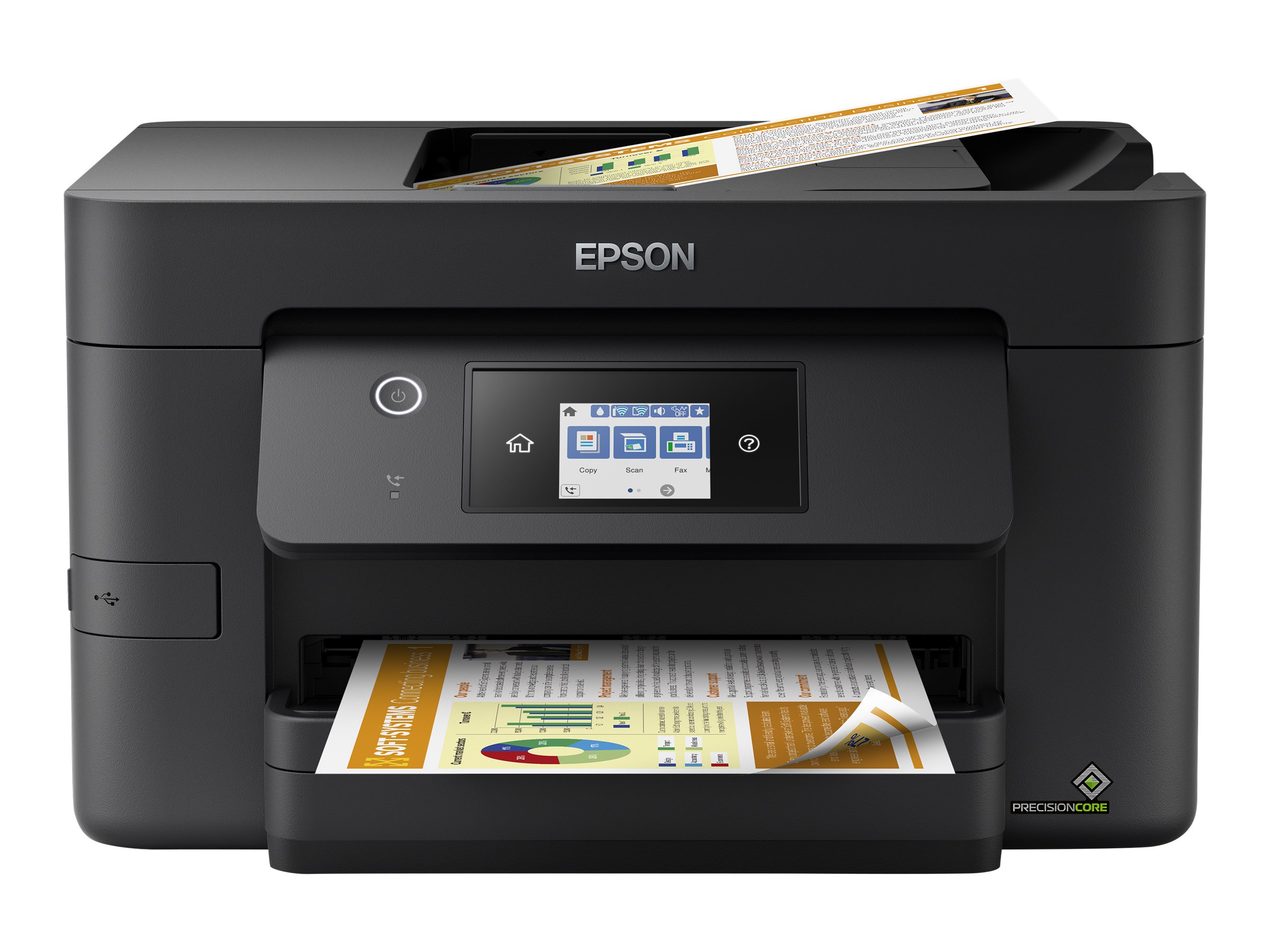 EPSON WorkForce Pro WF-3820DWF 4 in 1 Tintenstrahl-Multifunktionsdrucker schwarz