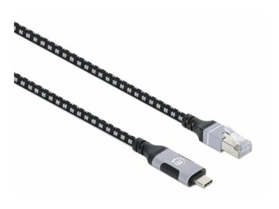 Manhattan Netzwerkkabel USB‑C Gigabit Ethernet 2 m