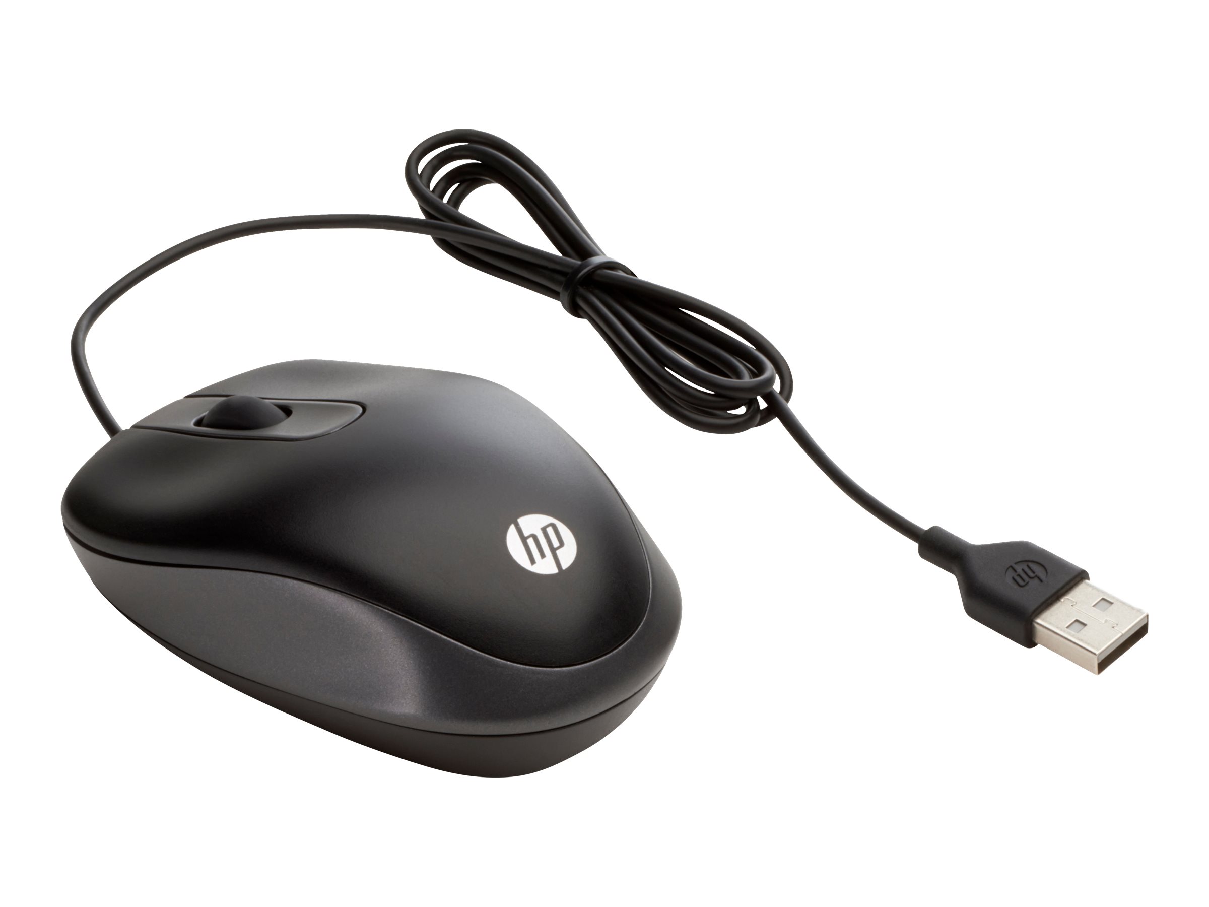 HP Travel Maus kabelgebunden schwarz