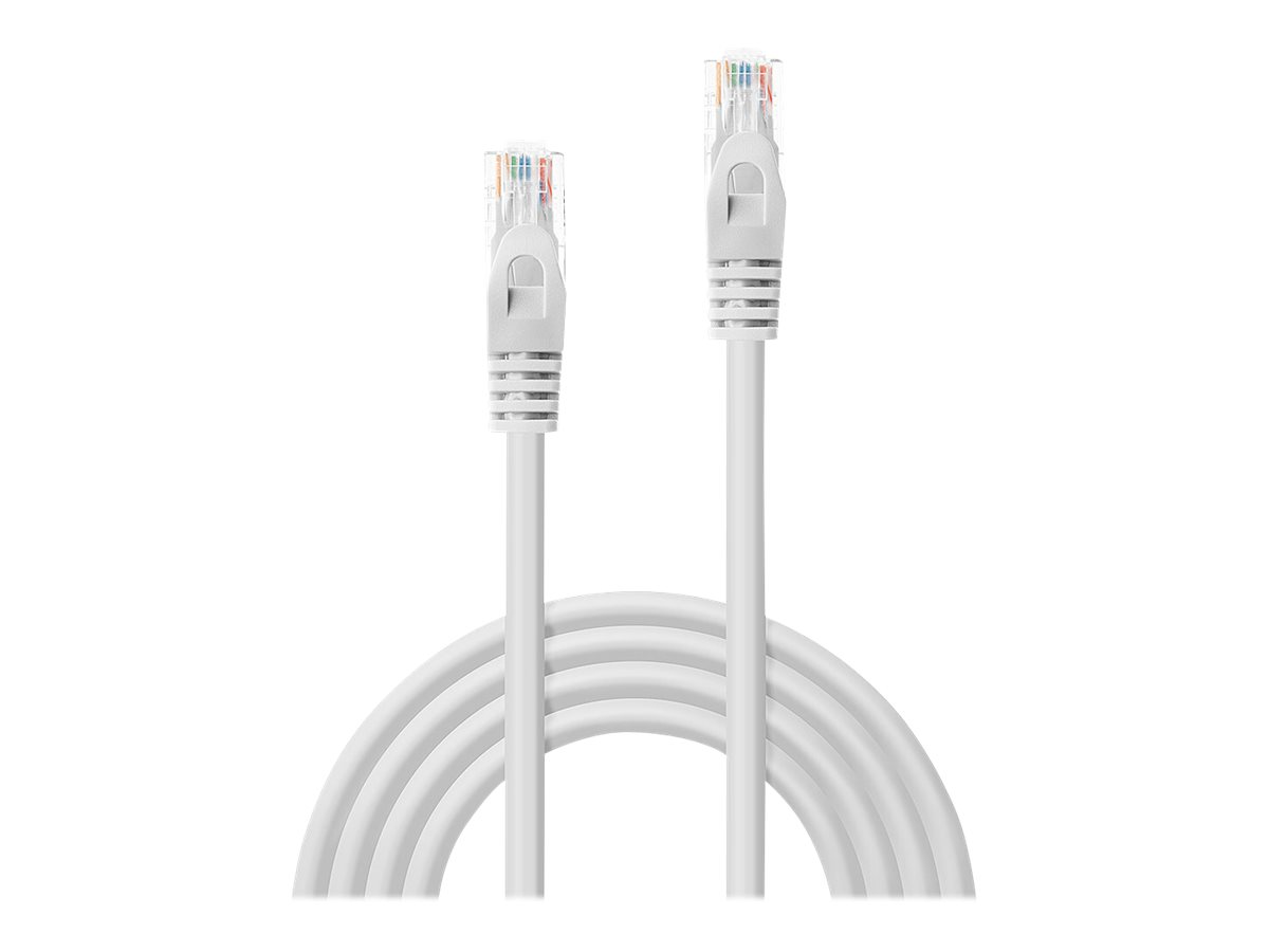 LINDY Basic Cat.6 U/UTP Kabel, weiss, 2m LINDY Basic Cat.6 U/UTP Kabel, weiss, 2m