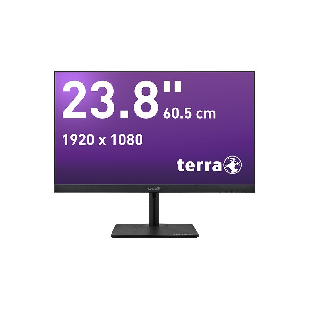 60,5cm23,8 1920x1080 TERRA 2427W HA V2 169 FHD VA 5ms 60Hz HDMI DP Black