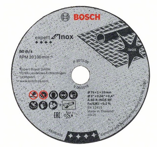 BOSCH Trennscheiben EXPERT for Inox, 5 St