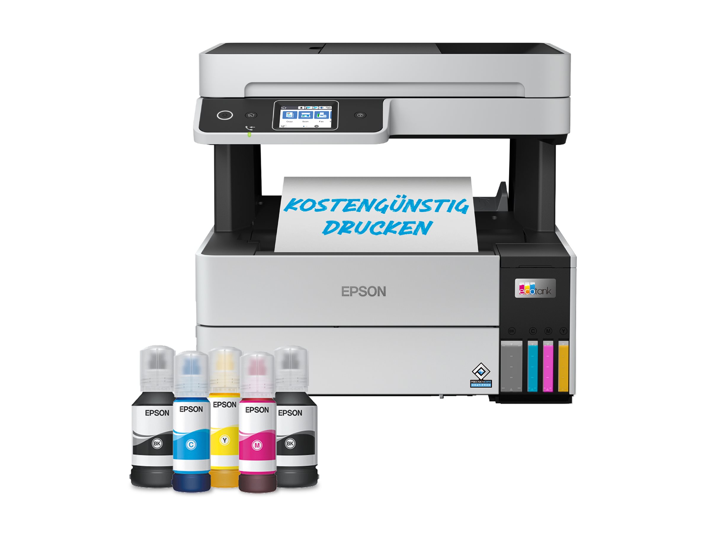 EPSON EcoTank ET5170 4 in 1 TintenstrahlMultifunktionsdrucker grau