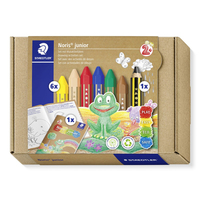STAEDTLER Noris® junior 61 C1 Wachsmalstifte farbsortiert, 1 Set STAEDTLER Noris® junior 61 C1 Wachsmalstifte farbsortiert, 1 Set