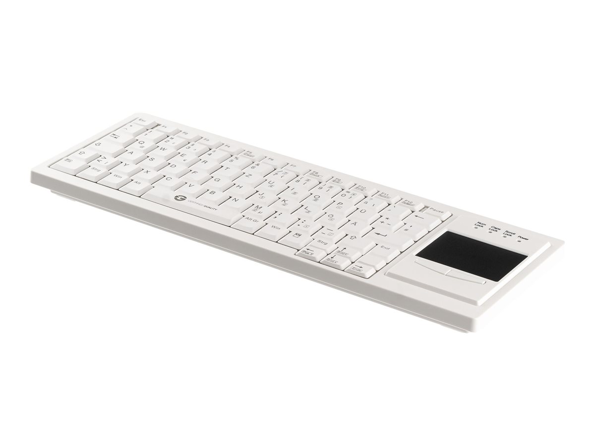 GETT Cleantype Xtra Touch Tastatur mit Touchpad USB Farbe weiss Layout DE GETT Cleantype Xtra Touch Tastatur mit Touchpad USB Farbe weiss Layout DE