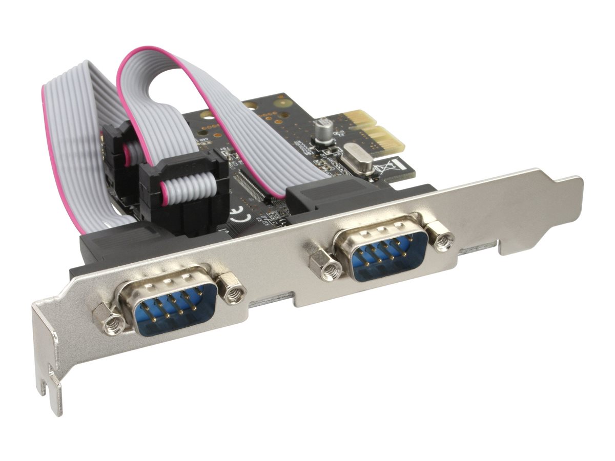 INLINE Schnittstellenkarte 2x Seriell 9-pol PCIe PCI-Express