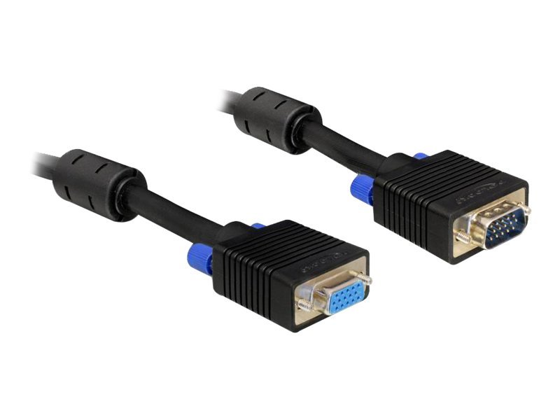 Delock Verlaengerungskabel SVGA 1m Stecker-Buchse