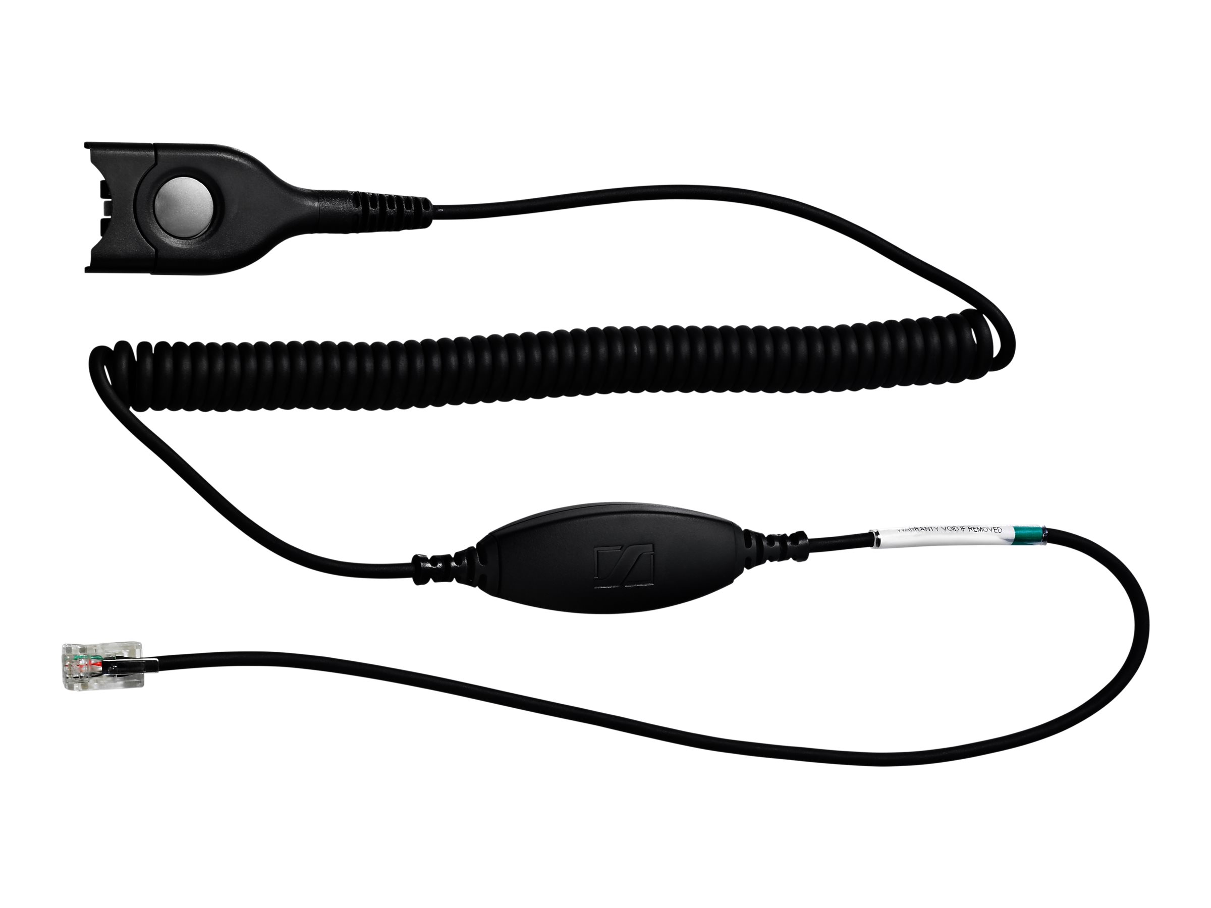 EPOS CLS 01 Headset-Anschlusskabel EasyDisconnect auf RJ-9 (Modular-Stecker) - gewendeltes Kabel - Code 01 EPOS CLS 01 Headset-Anschlusskabel EasyDisconnect auf RJ-9 (Modular-Stecker) - gewendeltes Kabel - Code 01