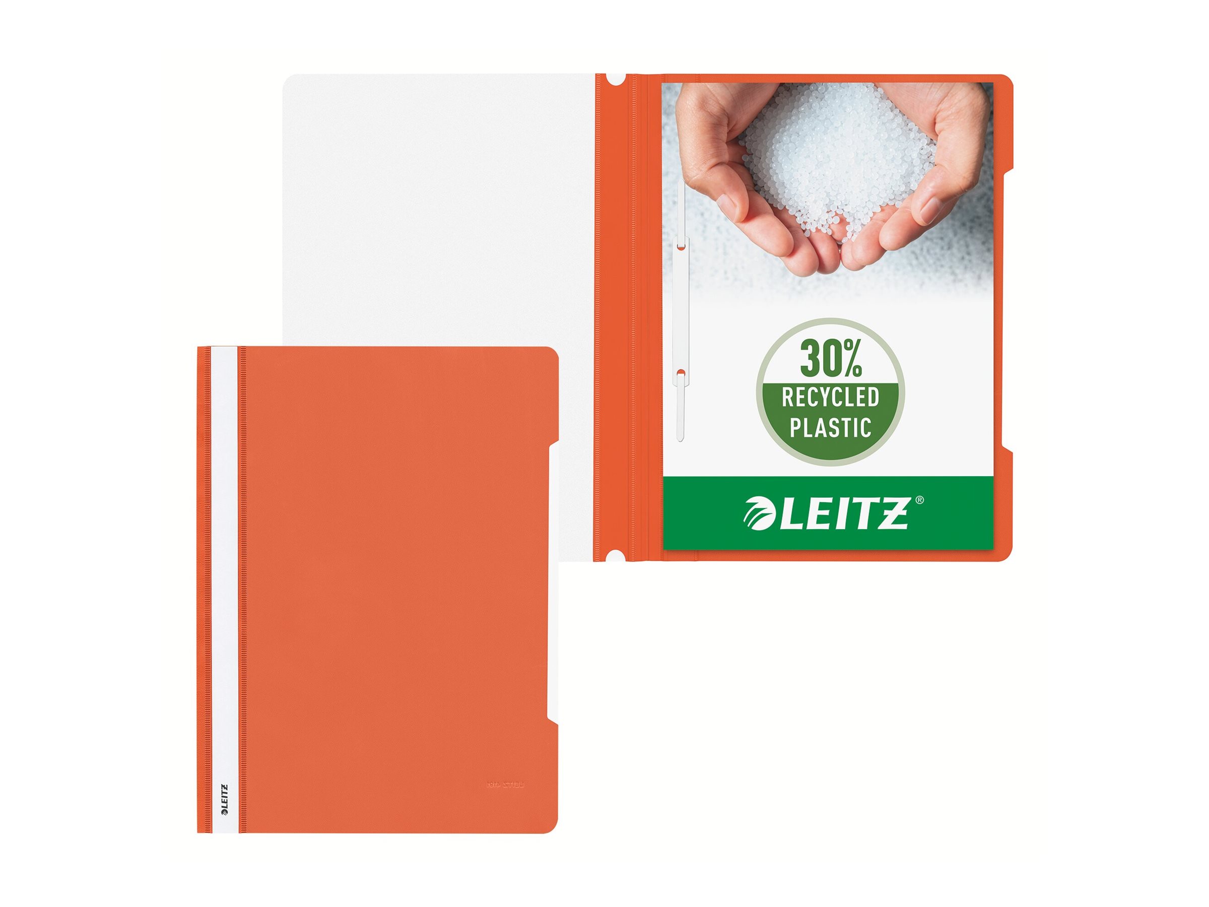 LEITZ Schnellhefter 4191 Kunststoff orange DIN A4