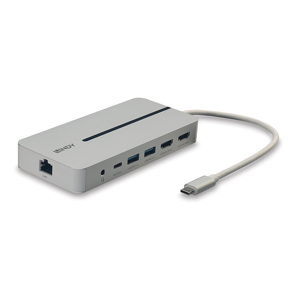 LINDY USB 32 Typ C Mini Dock 2x HDMI 4K