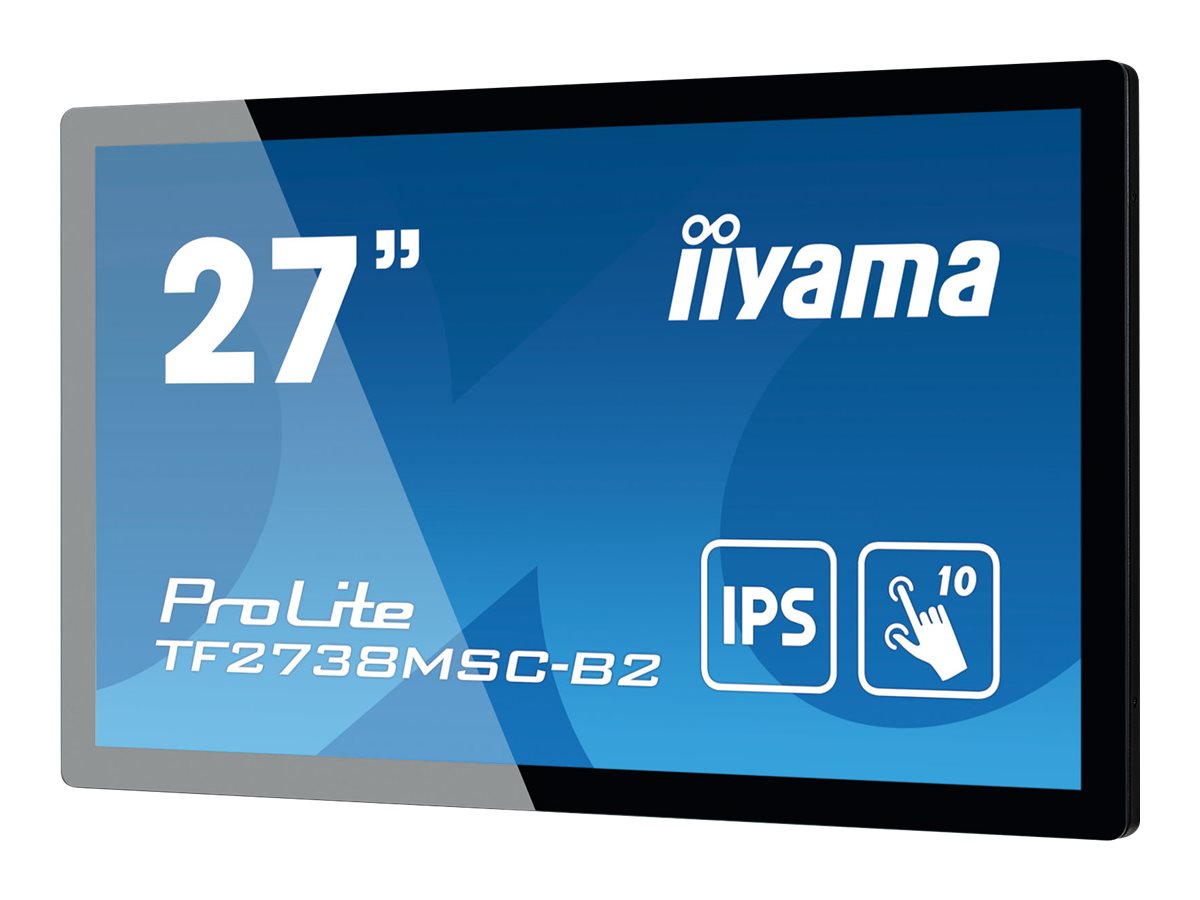 IIYAMA TF2738MSC-B2 68,6cm 27Zoll IPS 1920x1080 10 Points Touch 1000:1 425cd/m2 5ms DVI HDMI DP USB Touch Interface Speakers 2x3W IIYAMA TF2738MSC-B2 68,6cm 27Zoll IPS 1920x1080 10 Points Touch 1000:1 425cd/m2 5ms DVI HDMI DP USB Touch Interface Speakers 2x3W