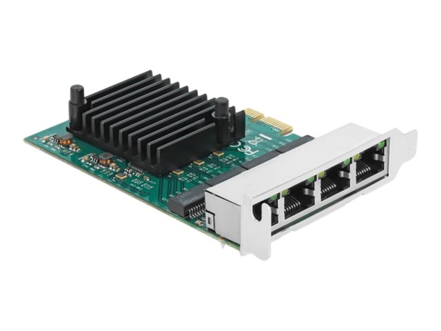 DELOCK PCI Express x1 Karte 4 x RJ45 Gigabit LAN RTL8111