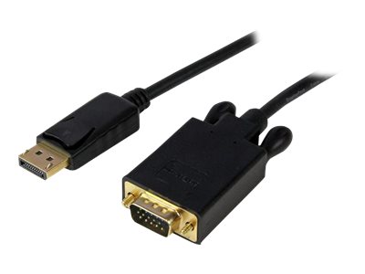 StarTech.com DisplayPort auf VGA Kabel 1,8m (Stecker/Stecker) - Aktiver DP zu VGA Kabel Adapter/ Konverter für PC 1920x1200 - Schwarz - DisplayPort-Kabel - 1.83 m