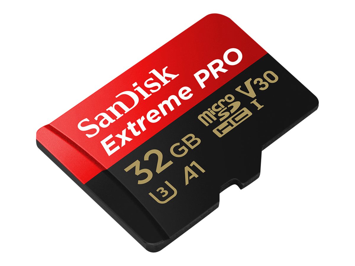 SanDisk Speicherkarte microSDHC-Card Extrem PRO 32 GB