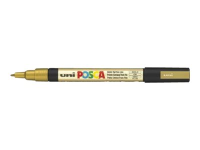 uniball POSCA PC3M Acrylstift gold 0,9 1,3 mm, 1 St
