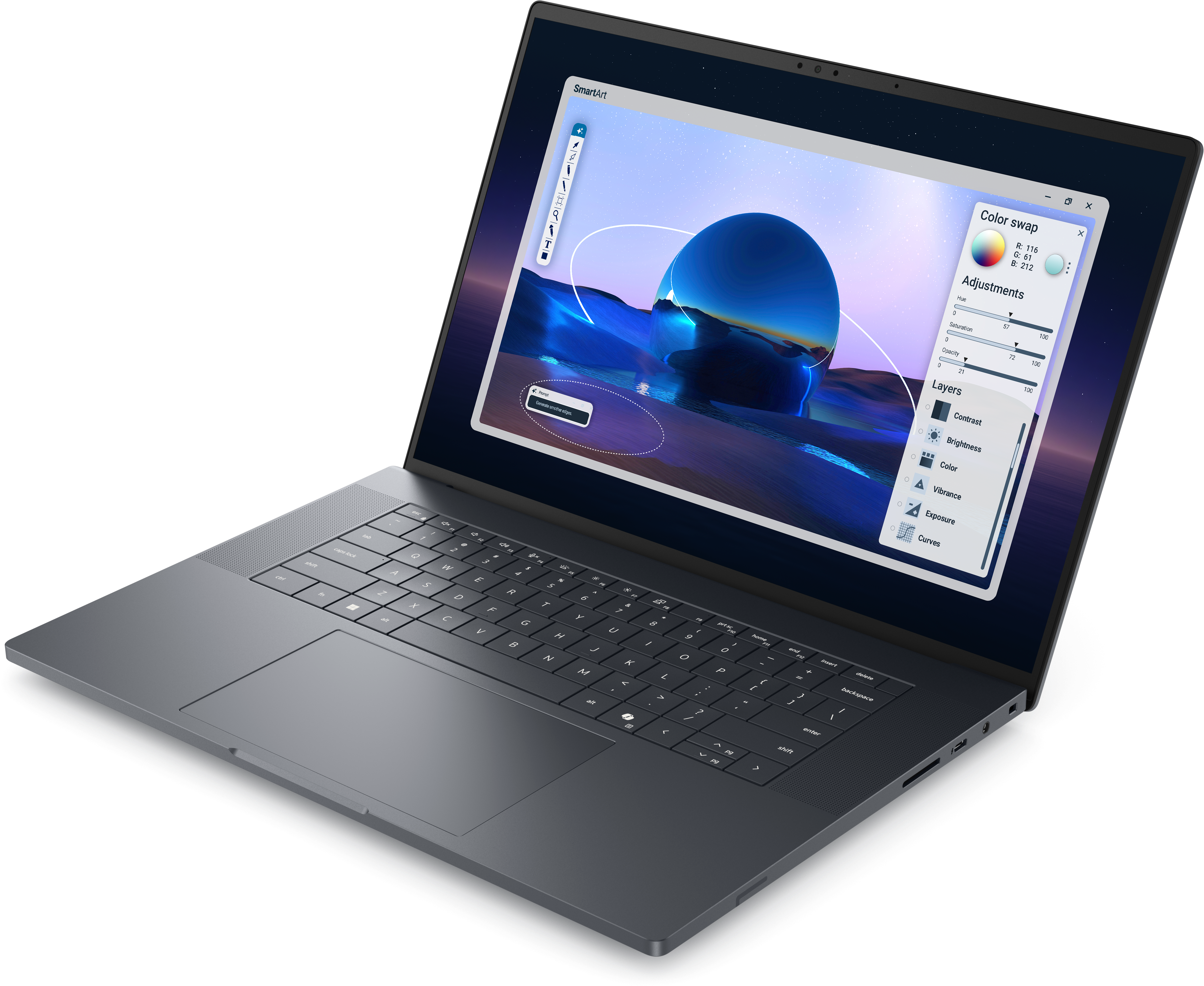 DELL Pro Max Premium 16 MA16250 Intel Core Ultra 9 285H 40,64cm 16Zoll FHD 64GB 1TB SSD NVIDIA RTX 2000 WLAN W11P 3Y ProSpt