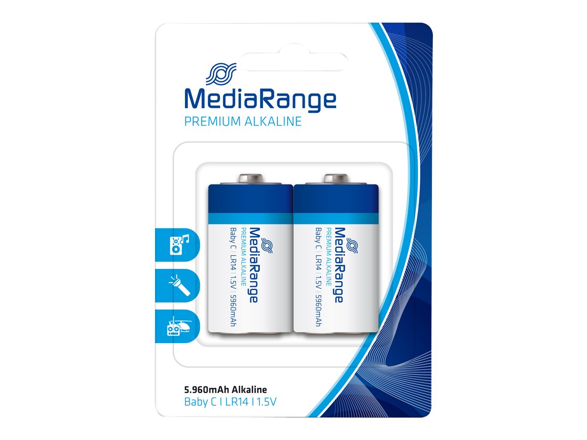 MediaRange Premium Batterie LR14 C 1,5V