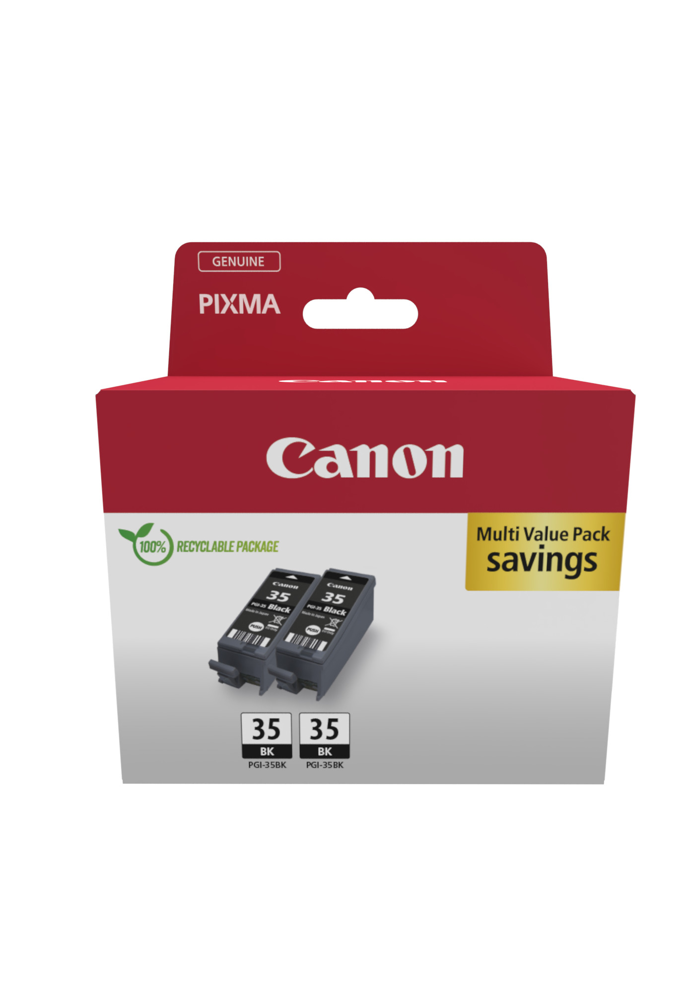 Canon PGI35 BK TwinPack schwarz Druckerpatronen, 2erSet