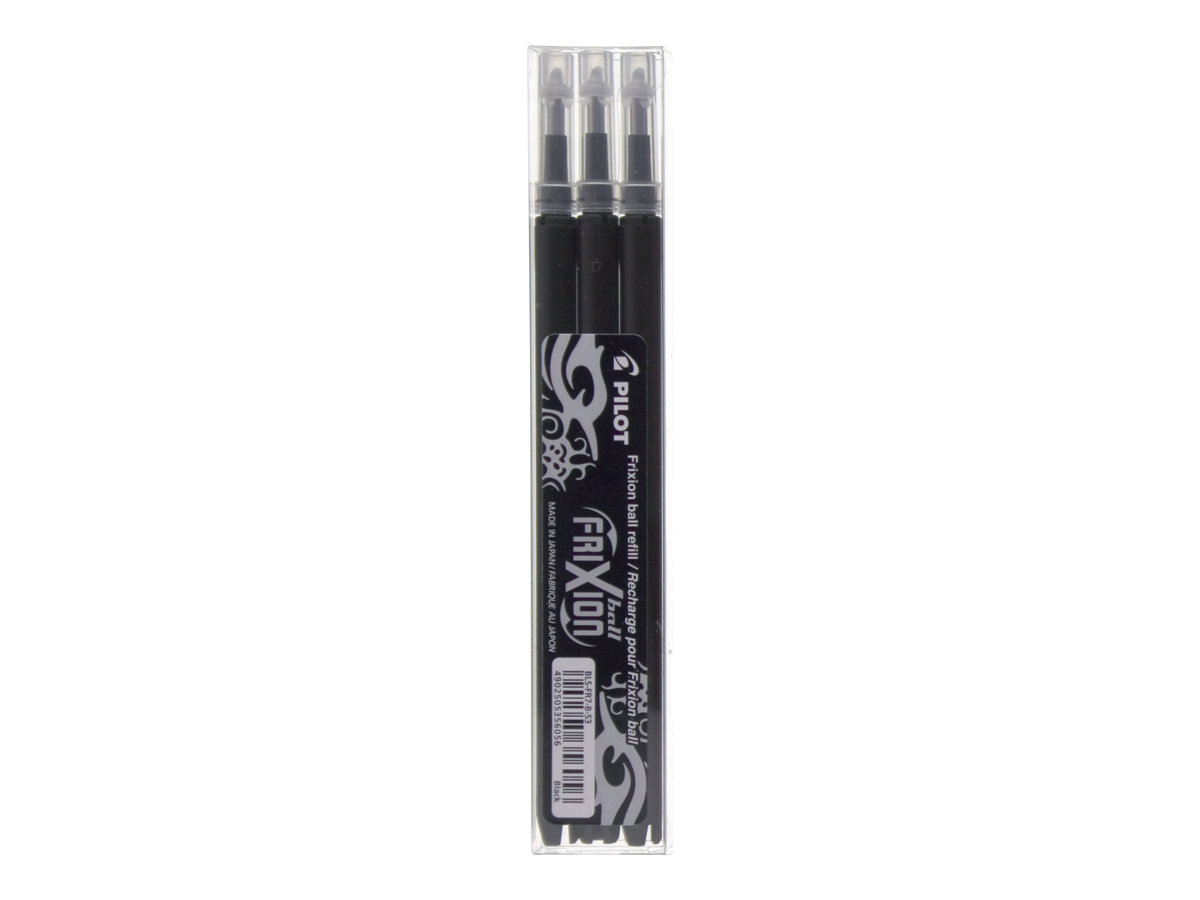 PILOT FRIXION Tintenrollerminen schwarz 0,4 mm 3 St.