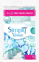 Gillette Simply Venus 2 Einwegrasierer 6 St. Gillette Simply Venus 2 Einwegrasierer 6 St.