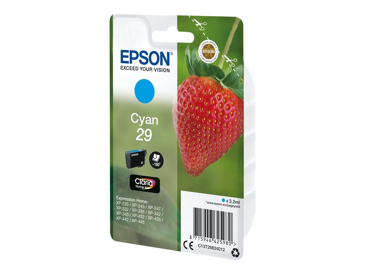 C13T29824012 EPSON XP Tinte cyan ST 180