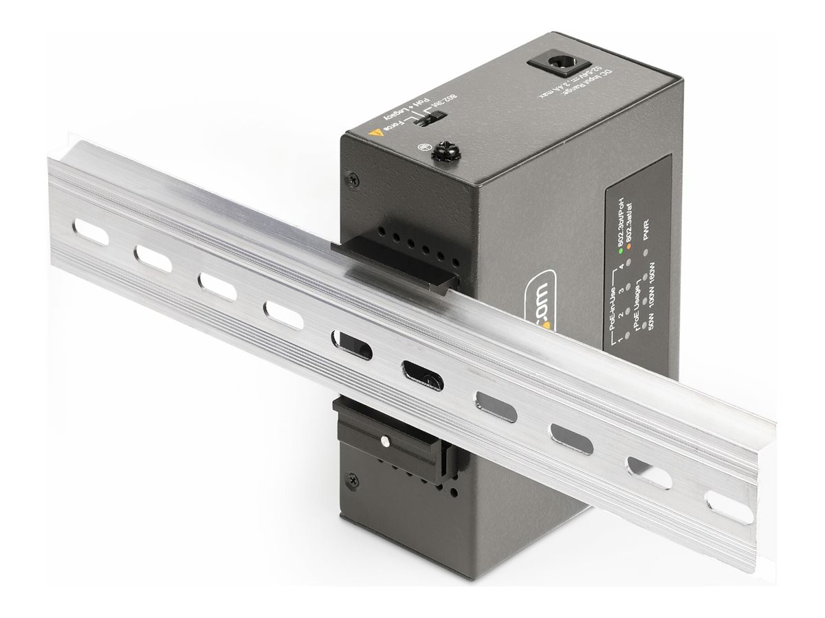 STARTECH.COM 4-Port Multi-Gigabit PoE++ Injector 5/2.5G Ethernet PoE/PoE+/PoE++ 802.3af/802.3at/802.3bt bis 95W PoE Adapter/Injektor
