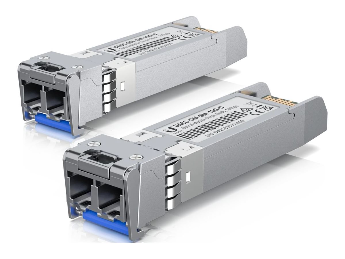 UBIQUITI UACCOMSM10GD2 OPTICAL MODULE SINGLEMODE MODULE 10GBPS 2PACK
