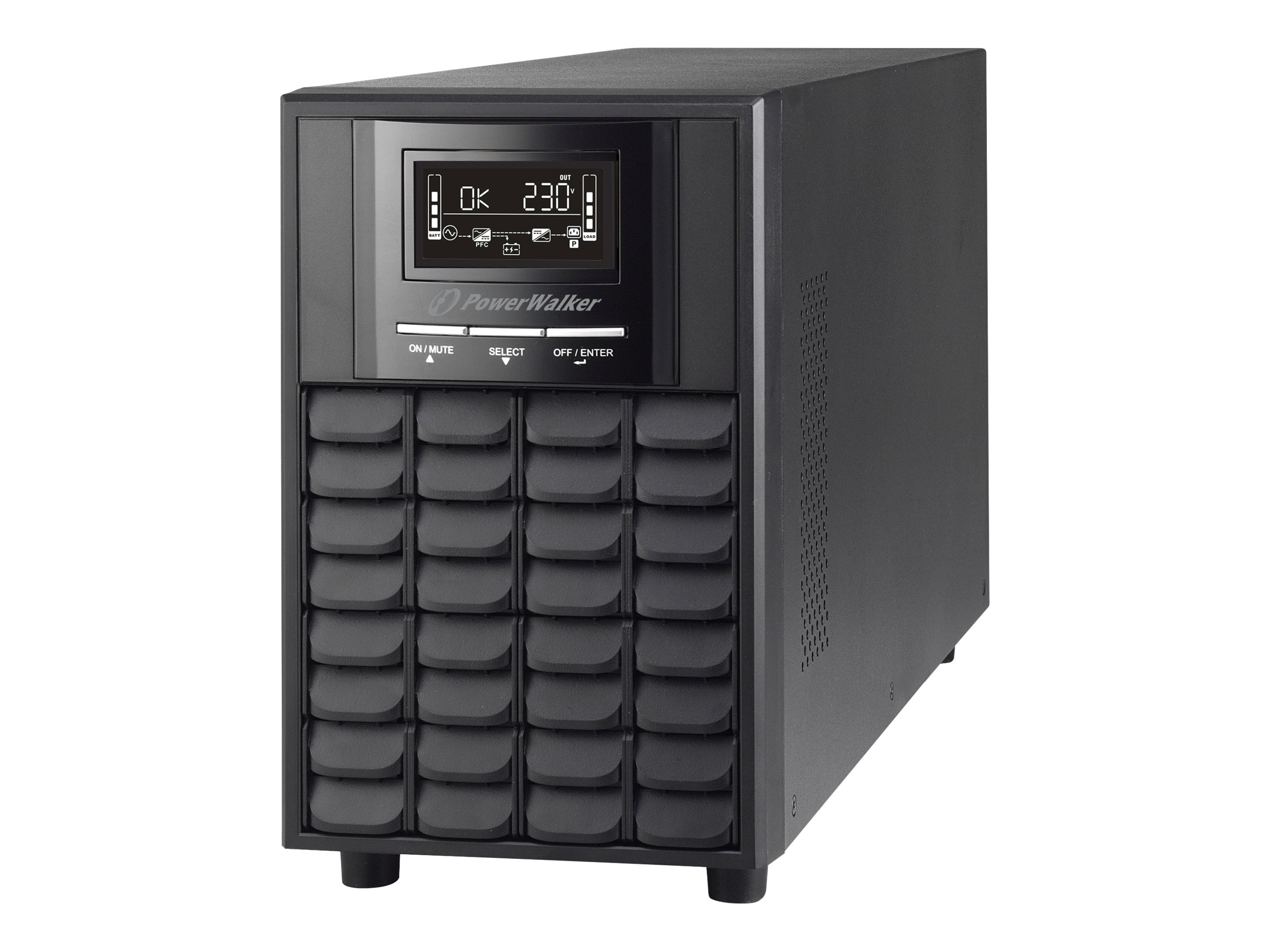 POWERWALKER VI 3000 CW TYP F 3000VA / 2100W Line-Interactive USV Tower AVR Reine Sinuswelle SNMP Slot POWERWALKER VI 3000 CW TYP F 3000VA / 2100W Line-Interactive USV Tower AVR Reine Sinuswelle SNMP Slot