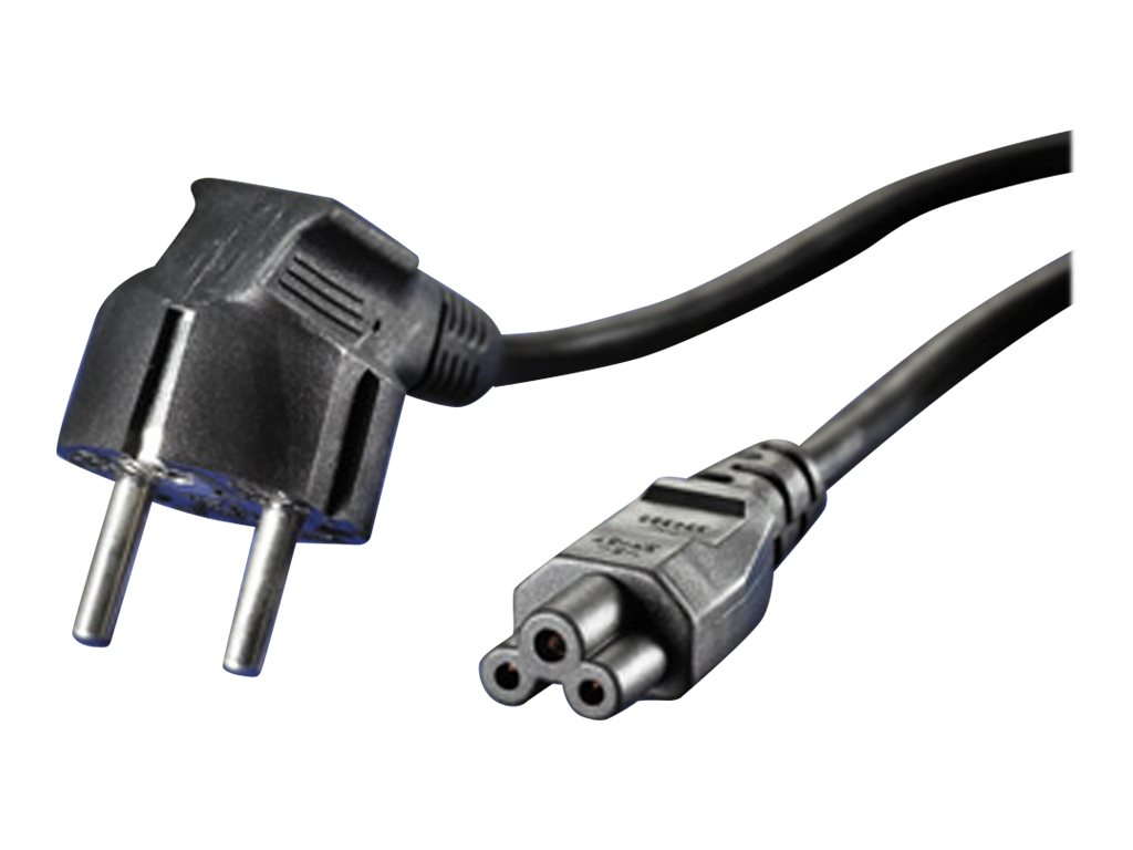 VALUE Netzkabel 3pol. Notebook-Buchse schwarz 1,8m