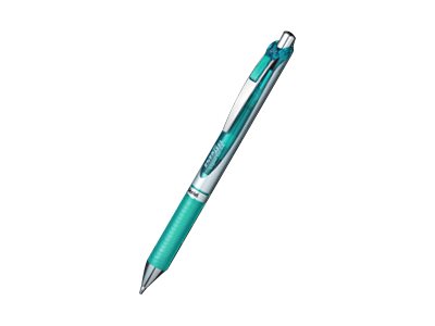 Pentel EnerGel BL77 Gelschreiber tuerkis/silber 0,35 mm, Schreibfarbe: gruen, 1 St. Pentel EnerGel BL77 Gelschreiber tuerkis/silber 0,35 mm, Schreibfarbe: gruen, 1 St.