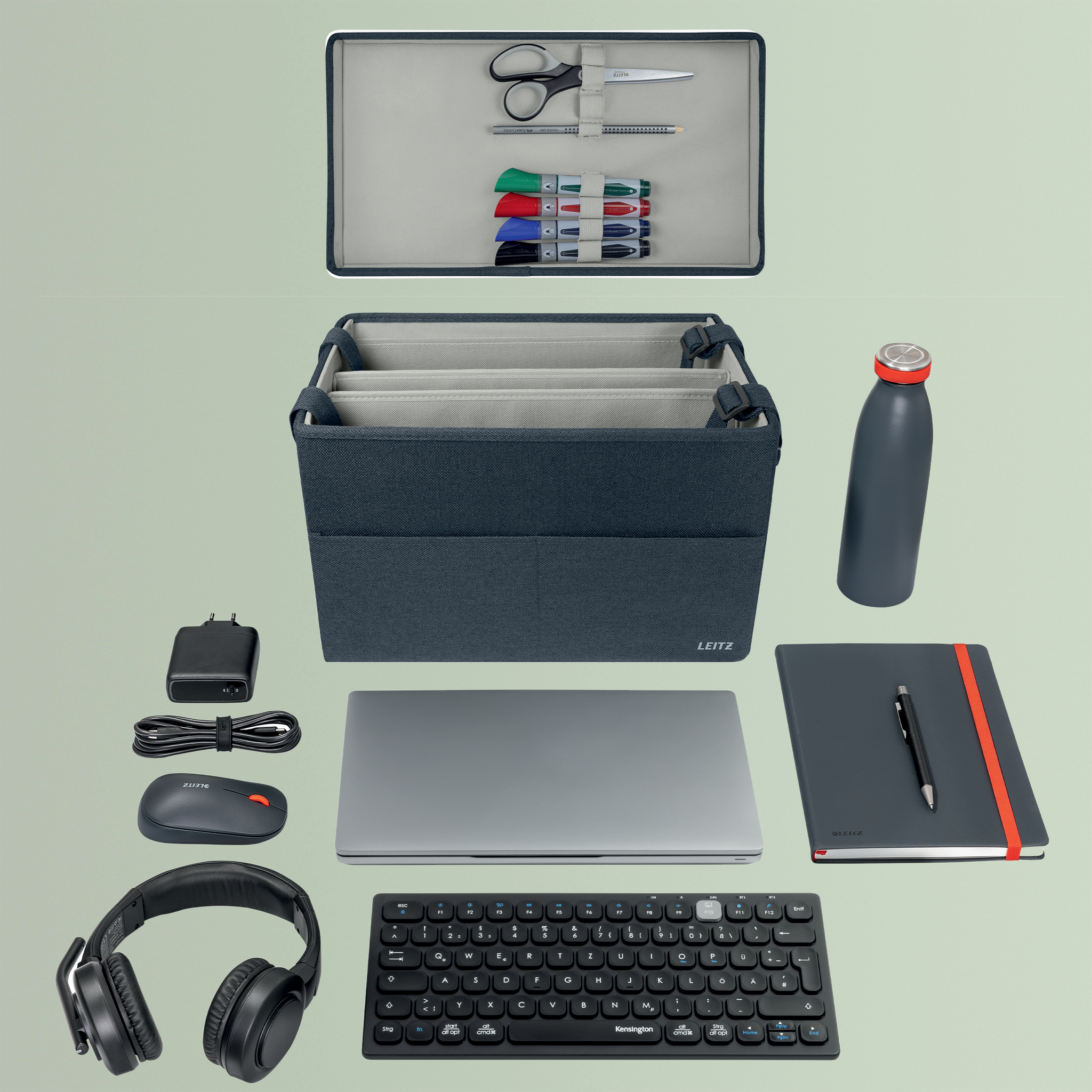 Esselte Leitz Desk Sharing Tasche Deckel grau