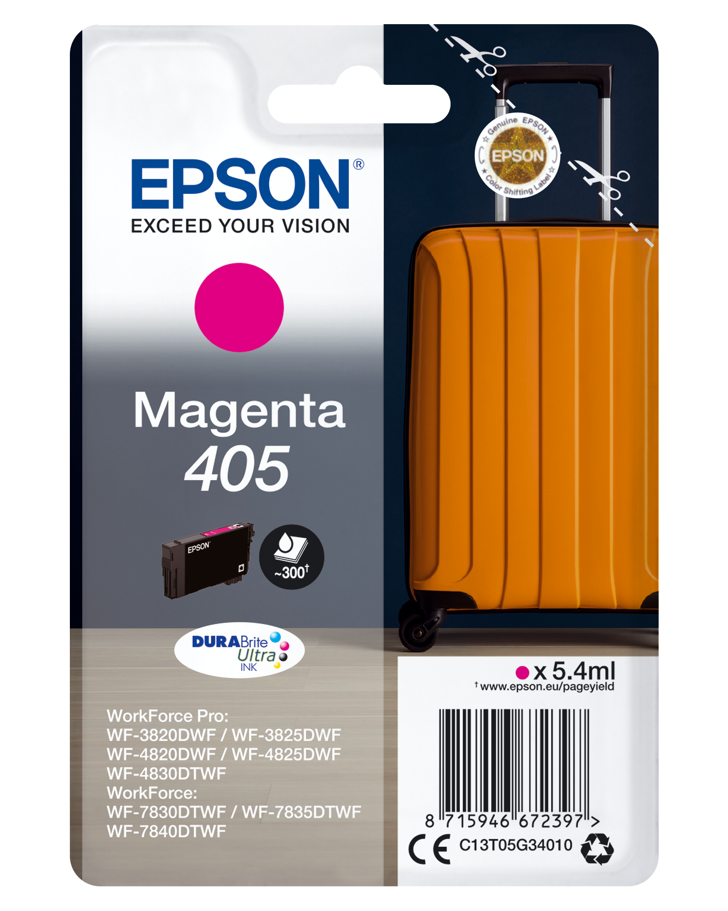 C13T05G34010 EPSON Nr405 WF Tinte